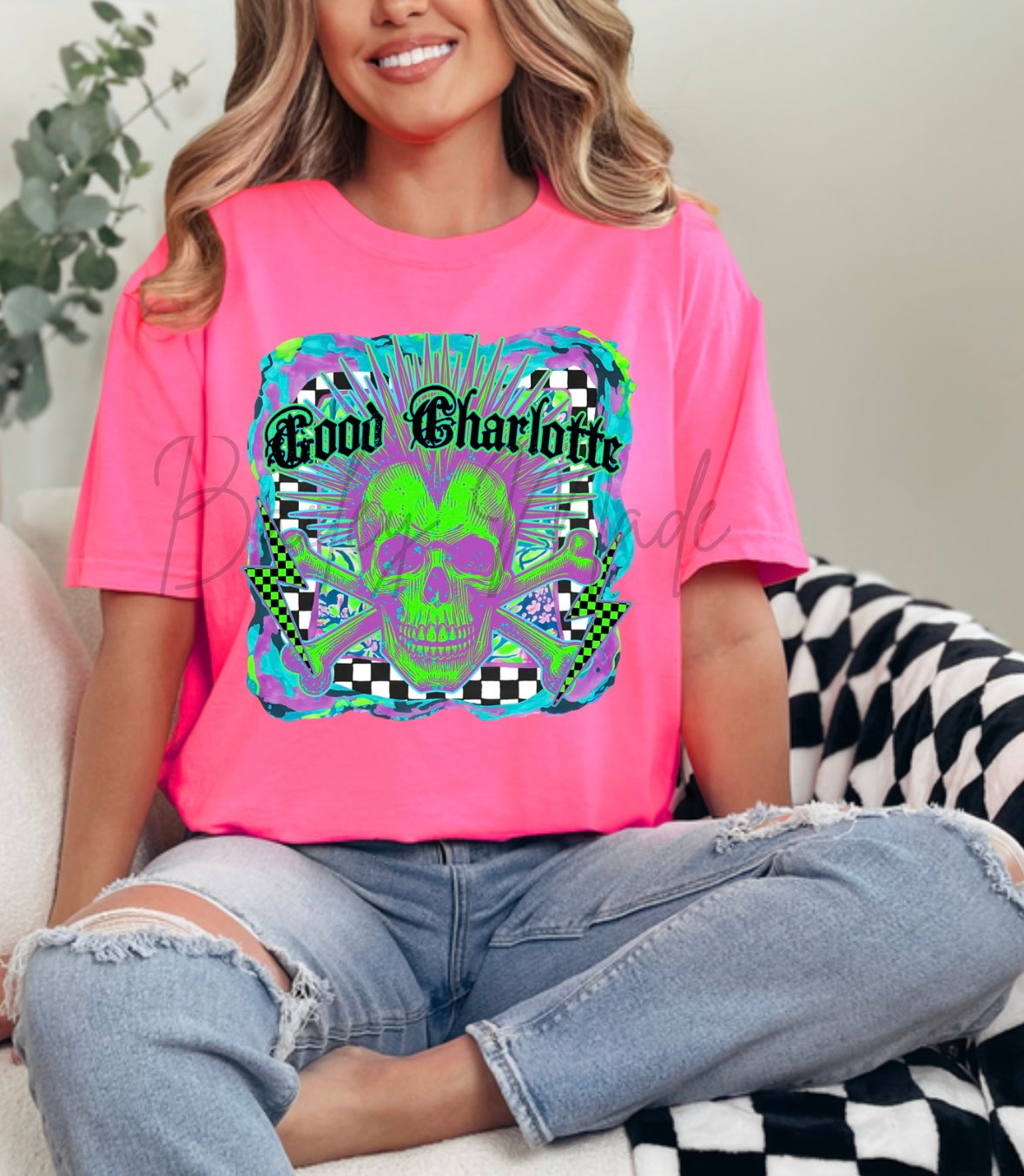 Neon Ch@rlotte Band Tshirt