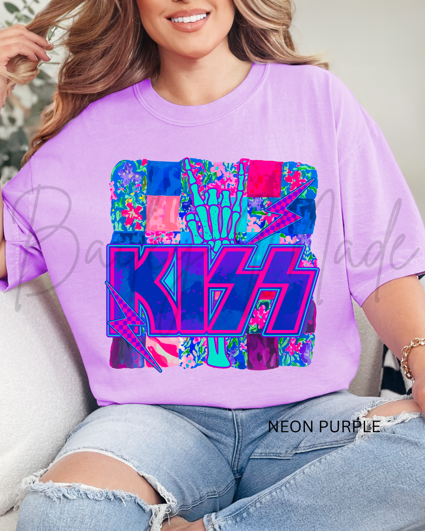 Neon K!SS Band Tshirt