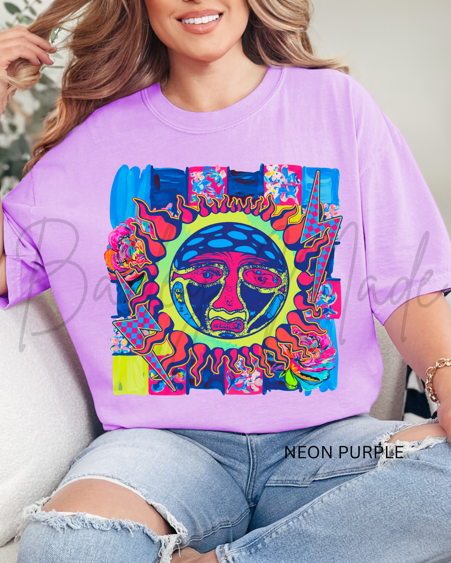 Neon SunLINE Band Tshirt