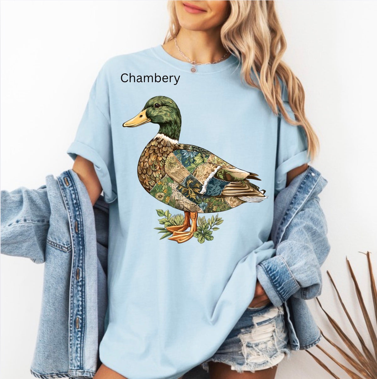 Mallard Duck Patchwork, Duck Hunting, Duck Hunter, Mallard Duck, Cute, Hunting Season, Trendy Duck T-shirt