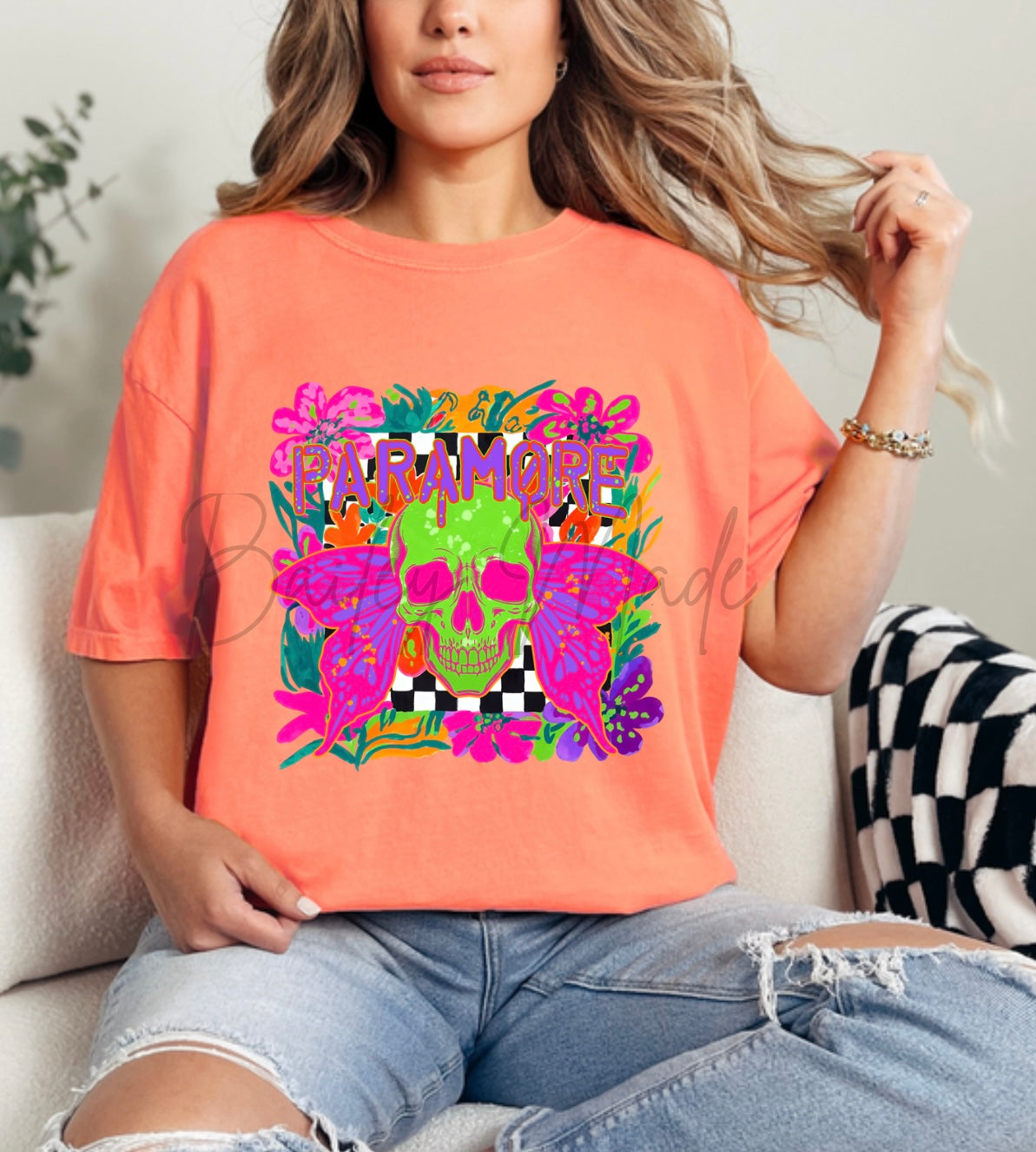 Neon P@r@more Band Tshirt