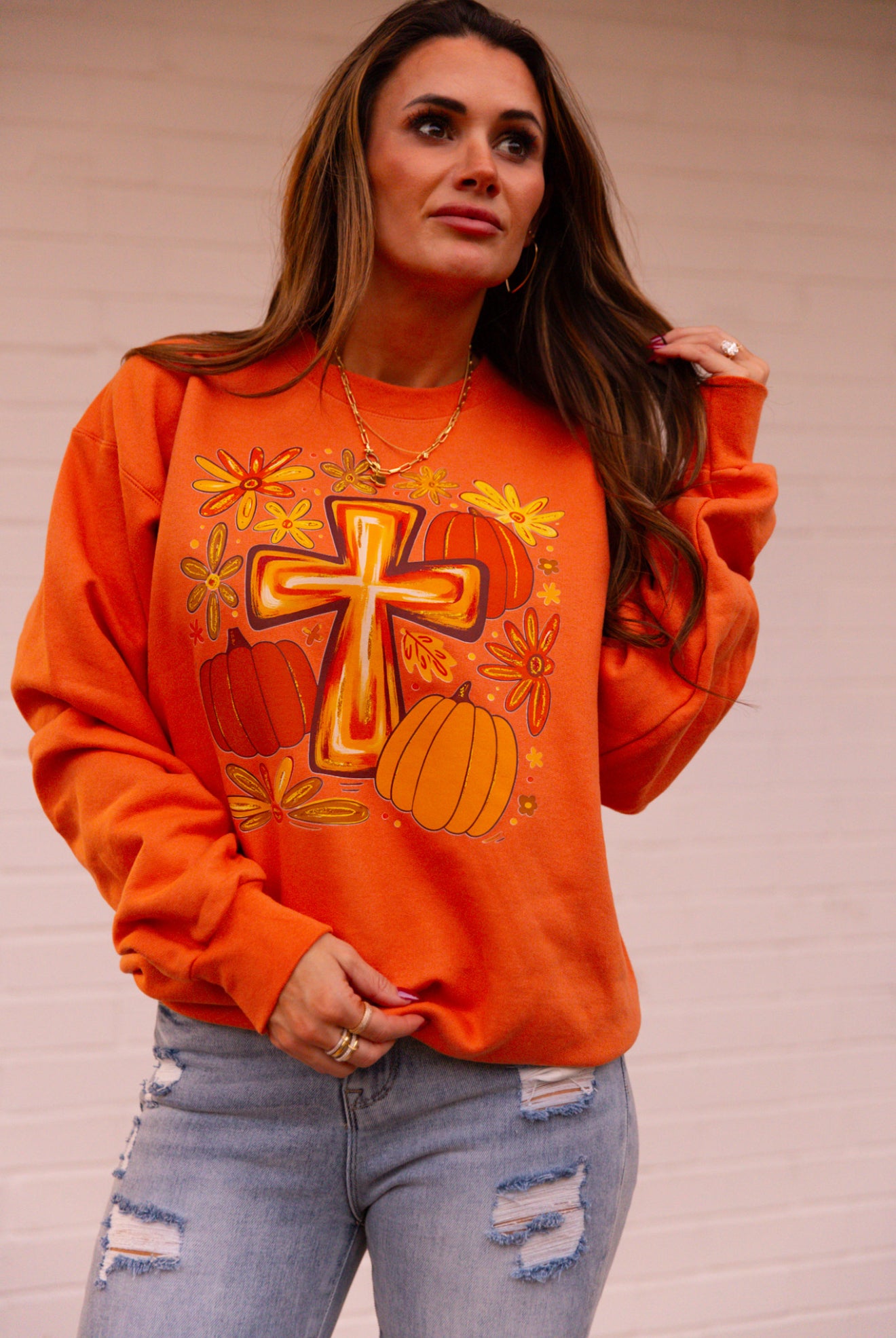 Fall Cross Sweatshirt