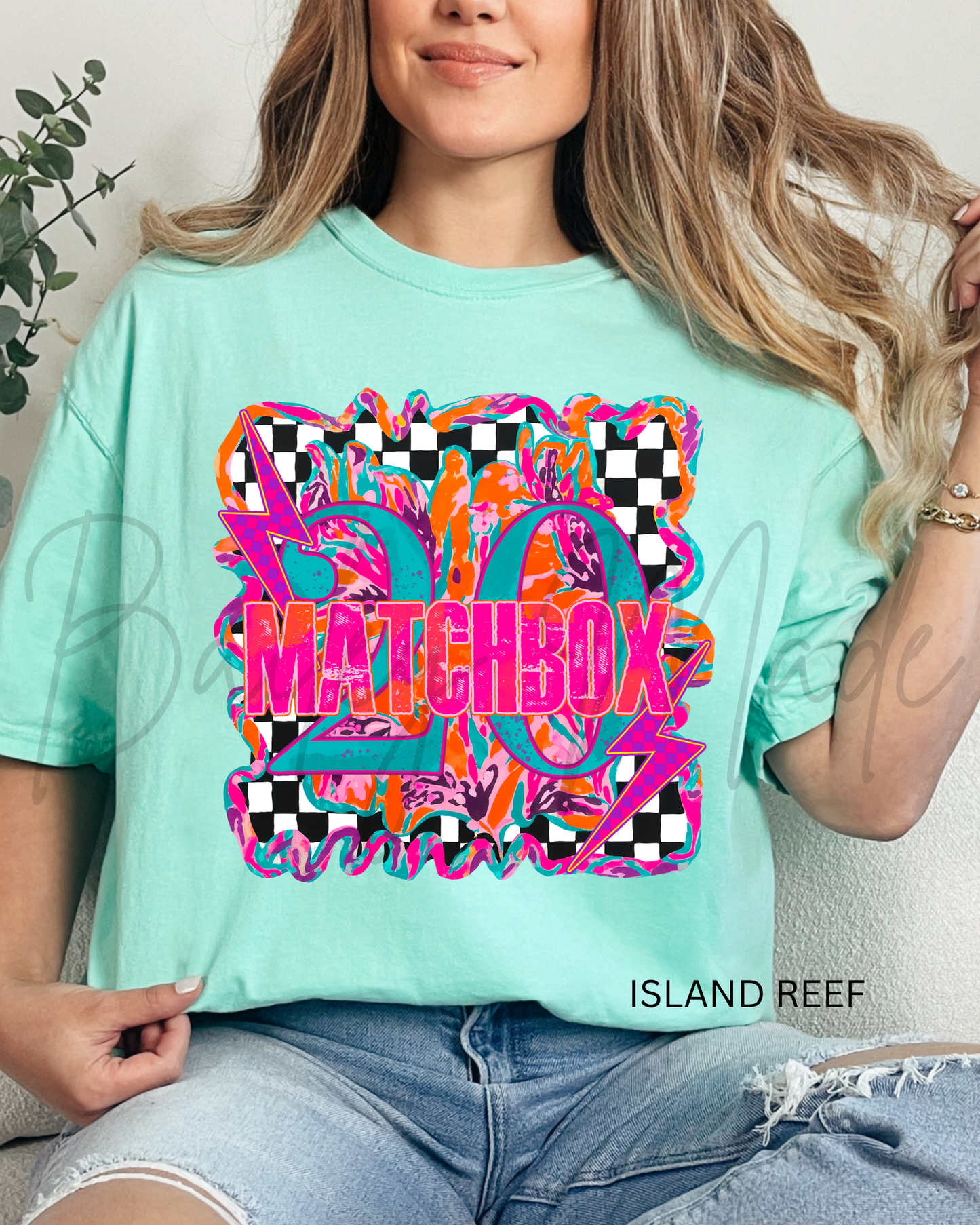 Neon Match B0x Band Tshirt