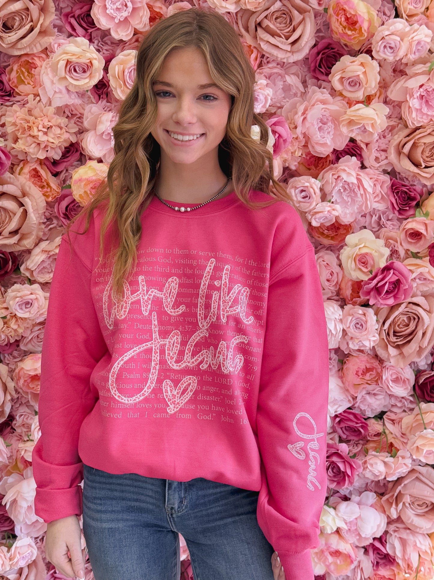 Leopard Love Like Jesus Valentine, Jesus Valentine, Valentine’s Day, Valentines Shirt, Retro Valentine Sweatshirt