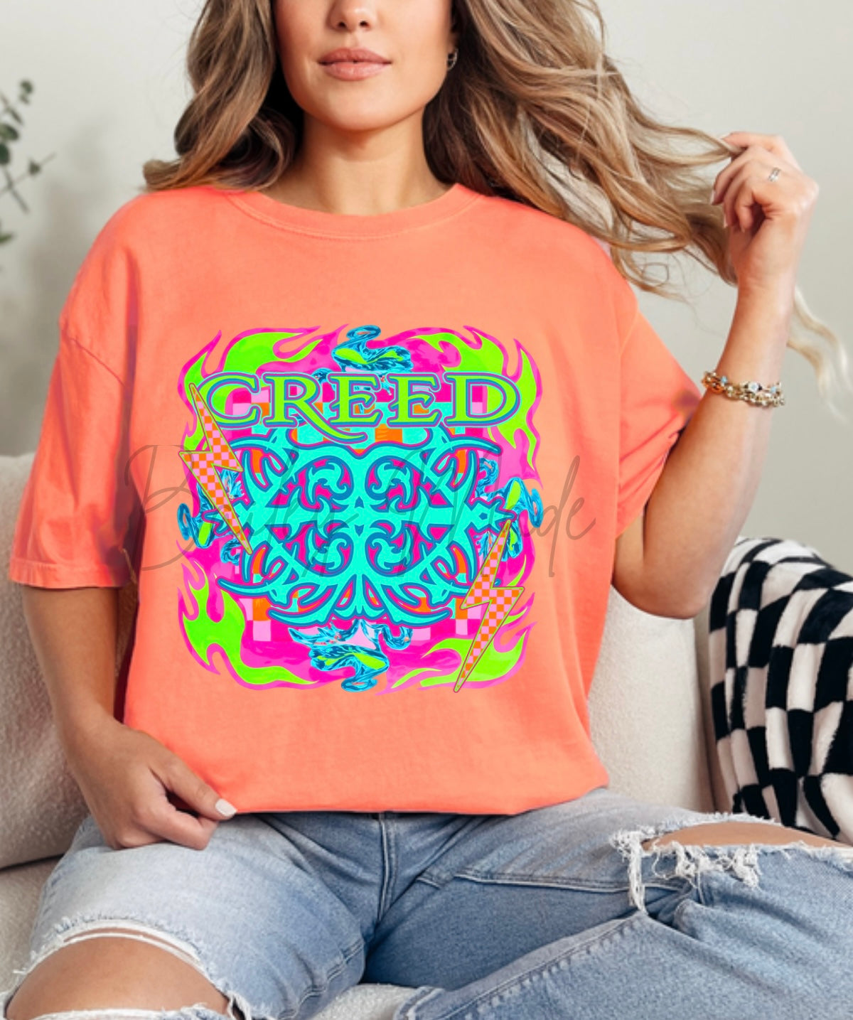 Neon cr33d Band Tshirt