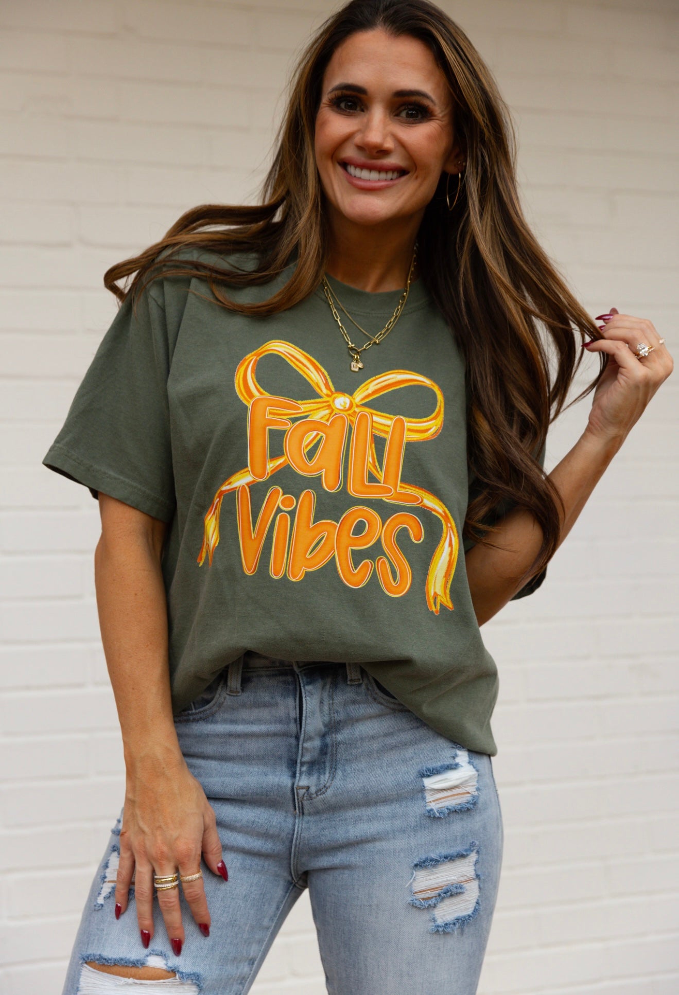 Bow Fall Vibes T-shirt