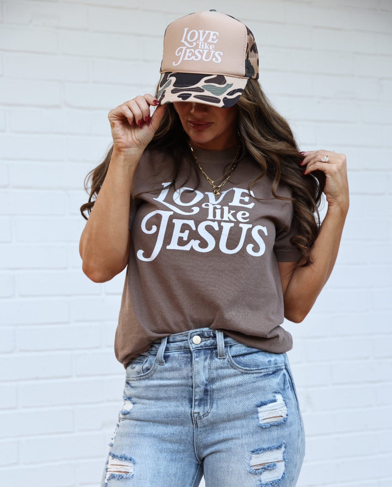 Love Like Jesus Trucker Hat