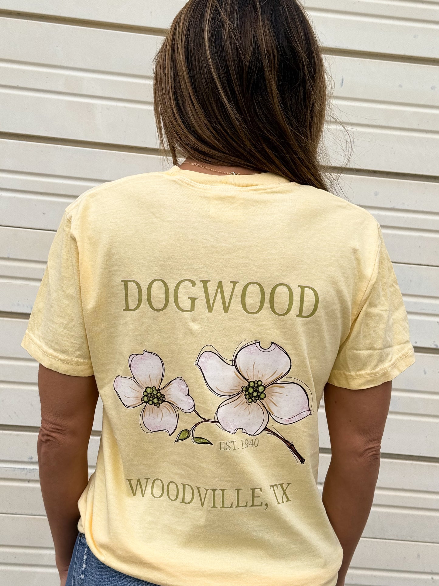 Tyler County Dogwood Front & Back Tshirt