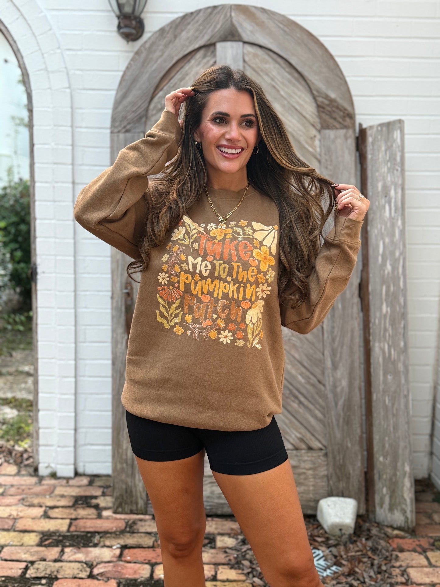 Pumpkin Patch Coyote Sweatshirt
