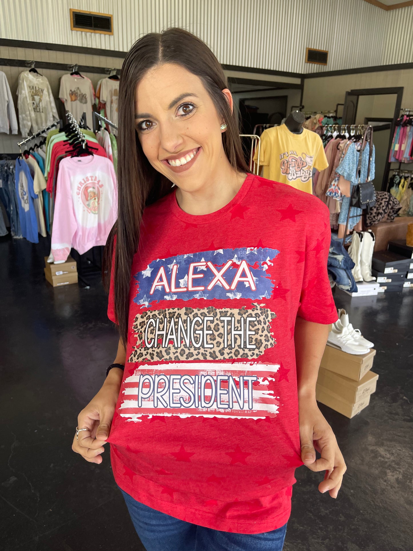 Alexa Change the President