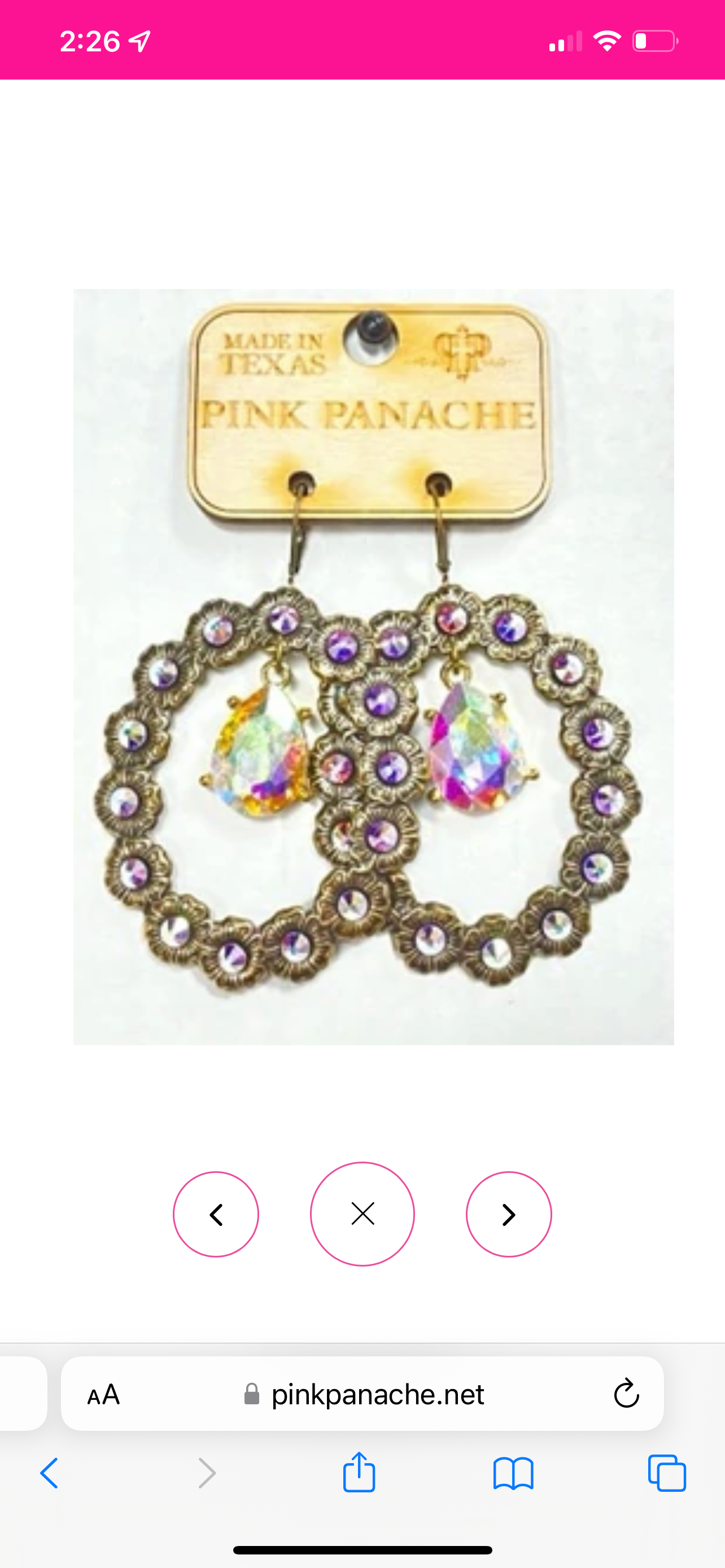 Extremely Dazzled Teardrop Earrings