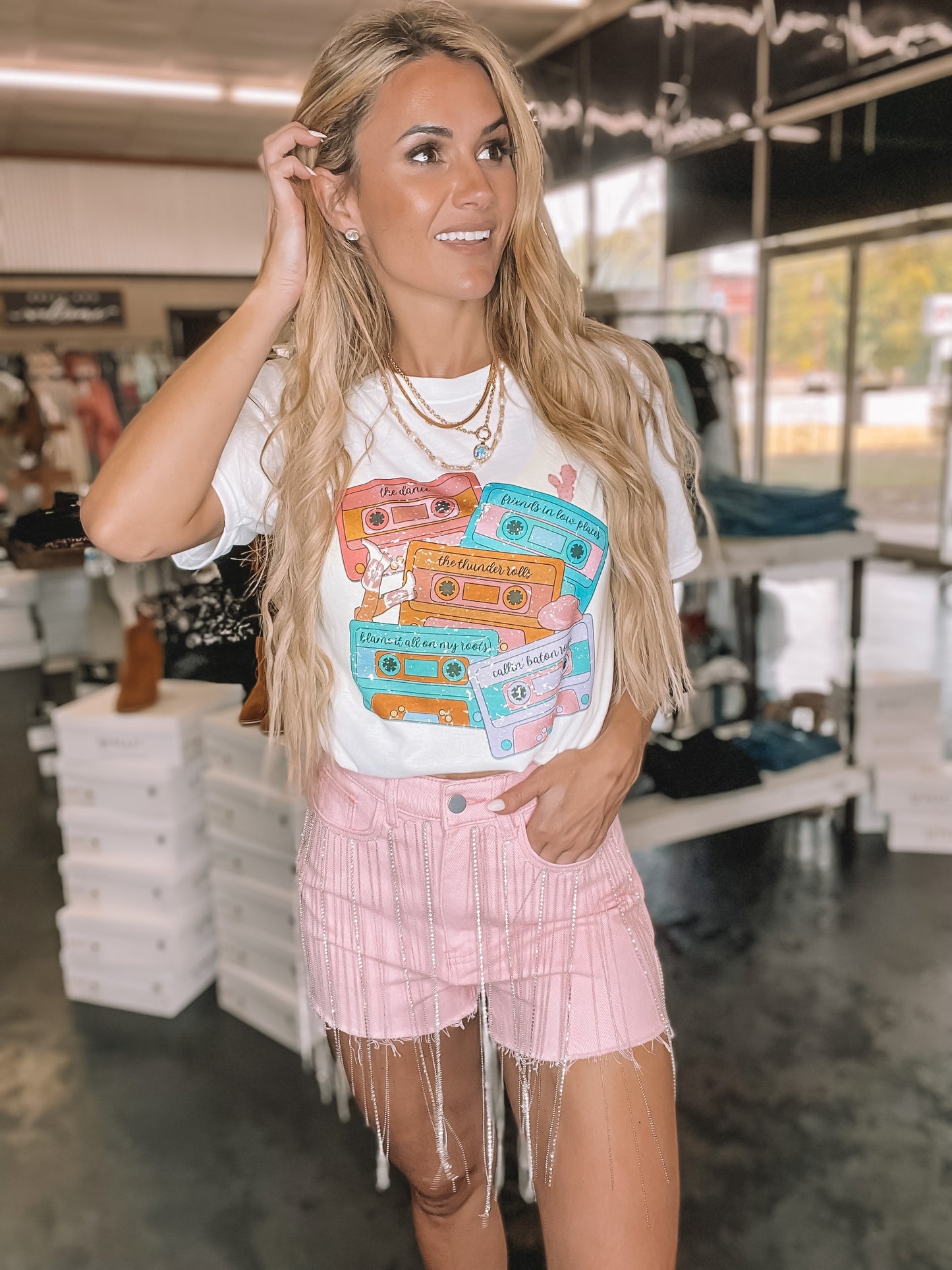 Country Music Cassette Tee