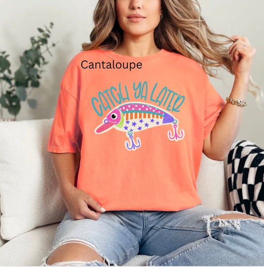 Catch Ya Later, Fishing Lure, Preppy Summer, Trendy T-shirt