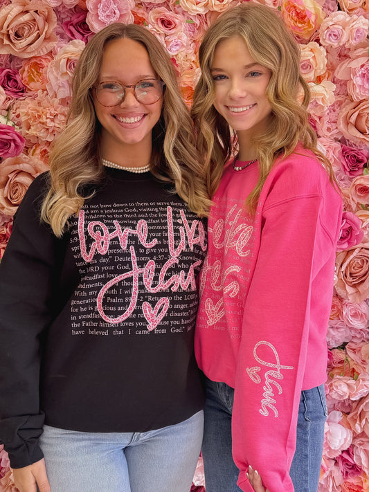 Leopard Love Like Jesus Valentine, Jesus Valentine, Valentine’s Day, Valentines Shirt, Retro Valentine Sweatshirt