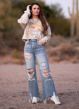 Let’s Go Vintage Cropped Jeans