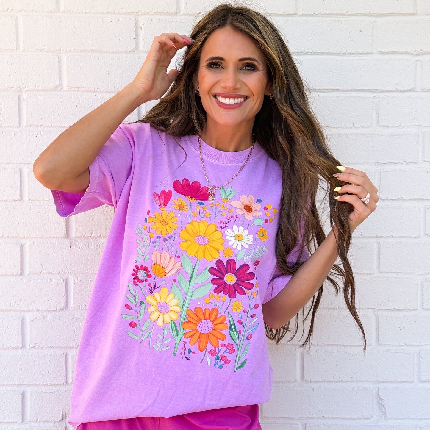 Preppy Floral Brushstroke, Boho Floral, Floral Mama, Summer Vibes, Spring Flowers, Wildflower, Boho Summer Tshirt