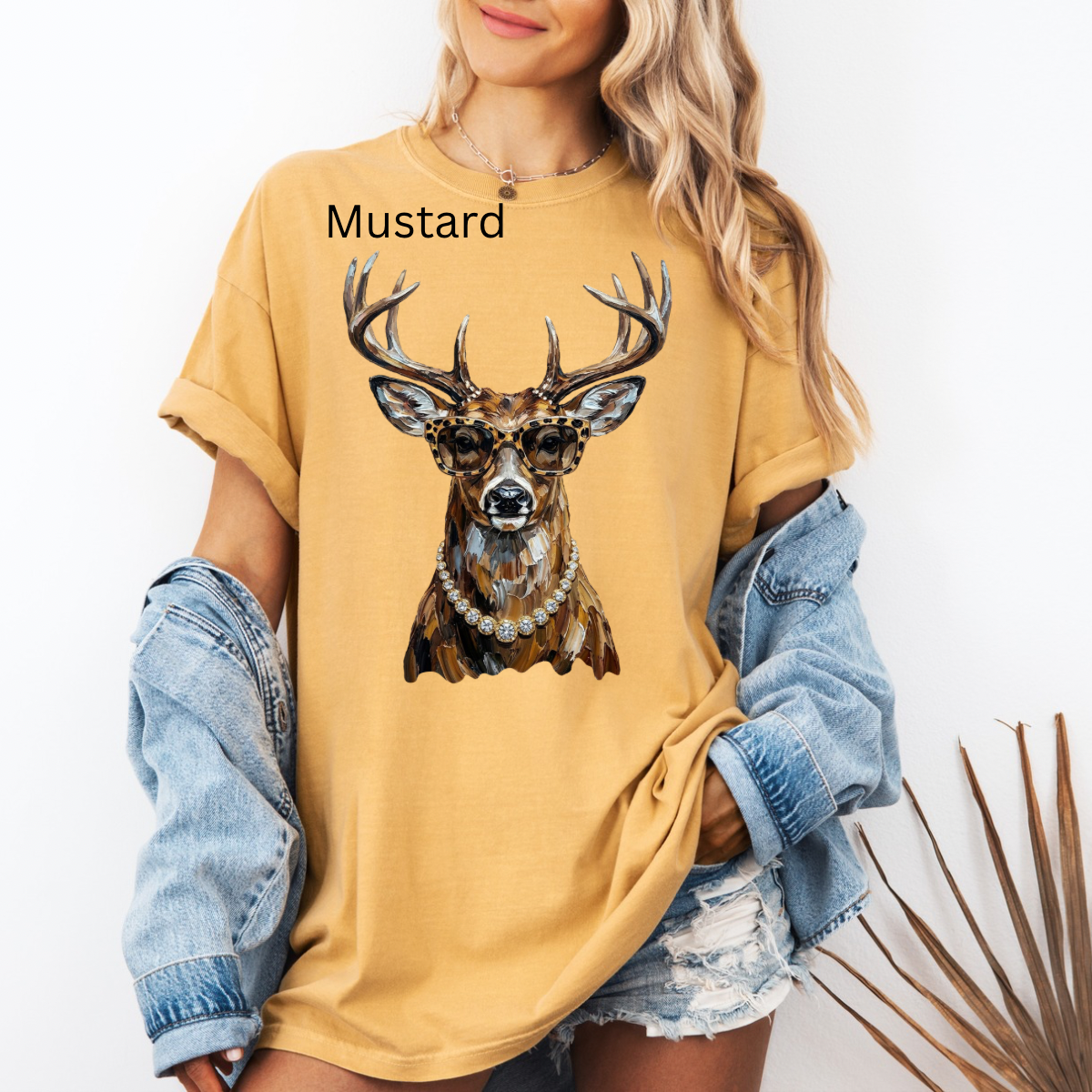 Glam deer, Bling, Boujee, Leopard, Preppy Animal, Hunting Season