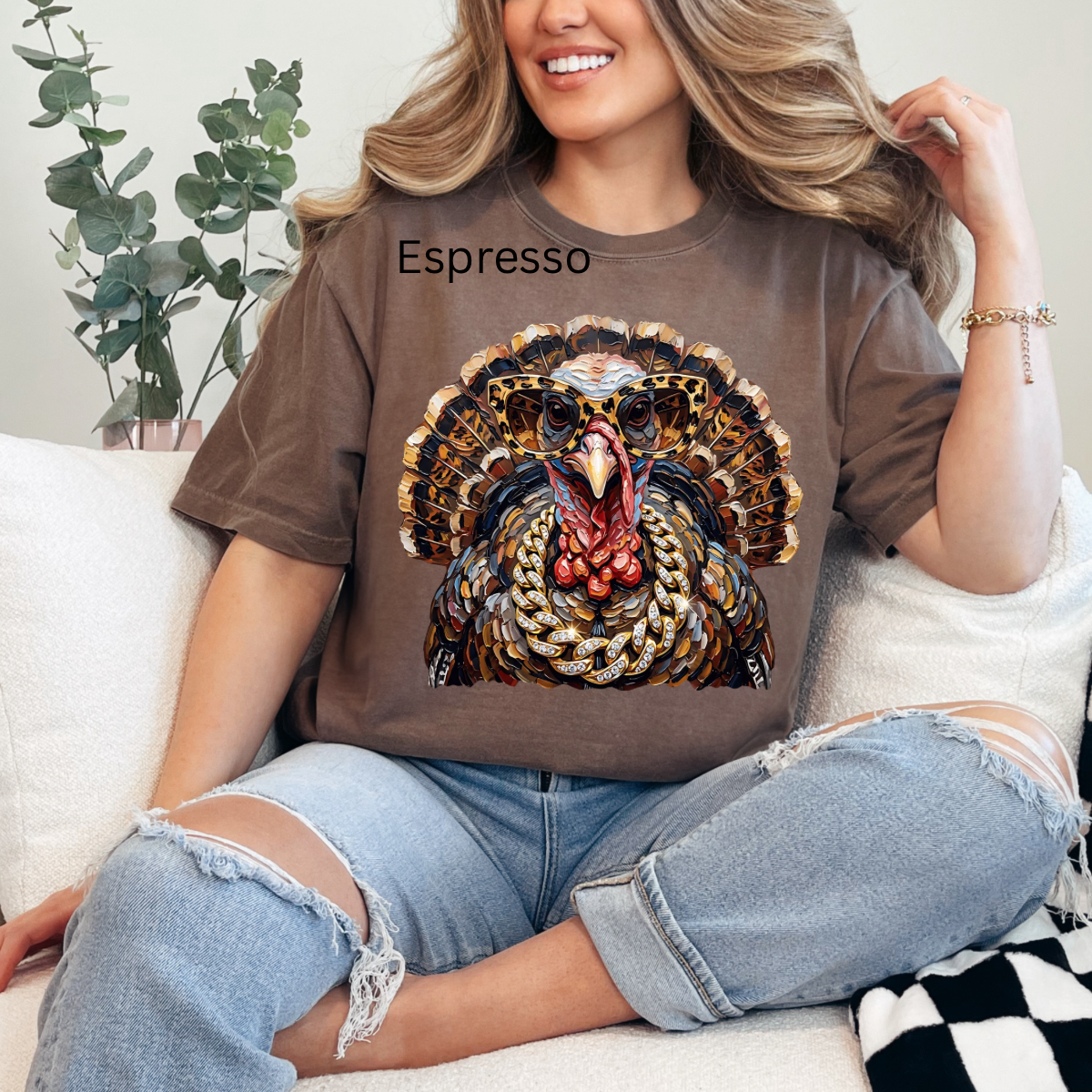 Glam turkey, Bling, Boujee, Leopard, Preppy Animal, Hunting Season (Copy)