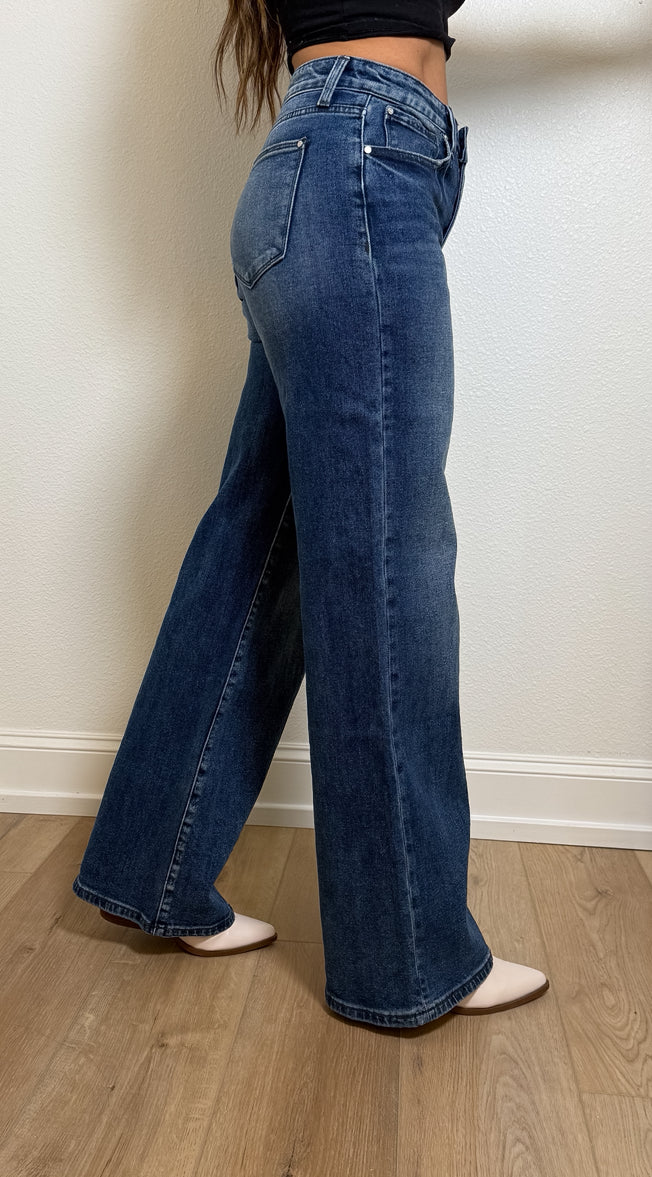Alexis Gail Wide Leg Jeans
