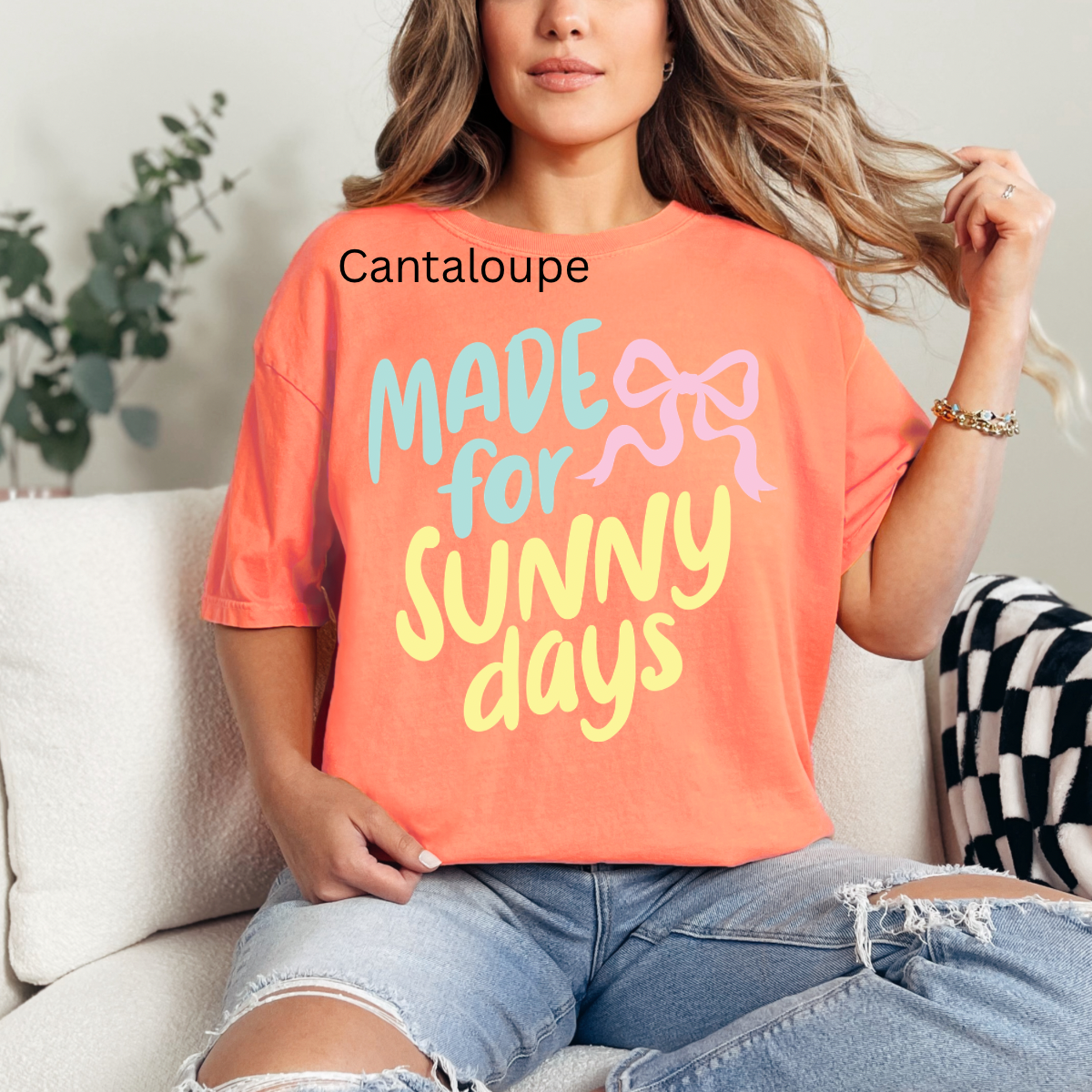 Made For Sunny Days, Summer, Trendy Summer, Beachy Coquette T-shirt