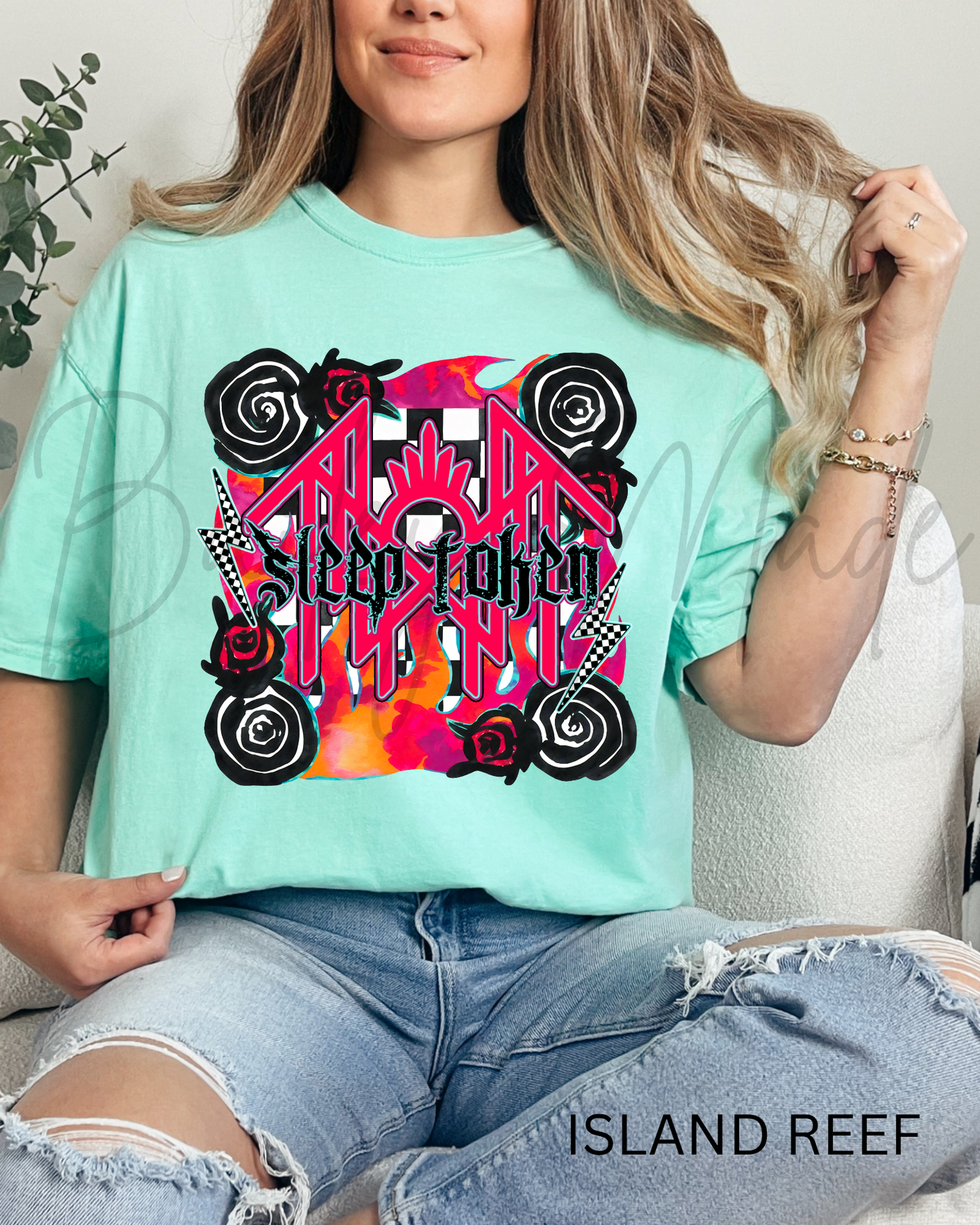 Edgy Tk3n Band Tshirt