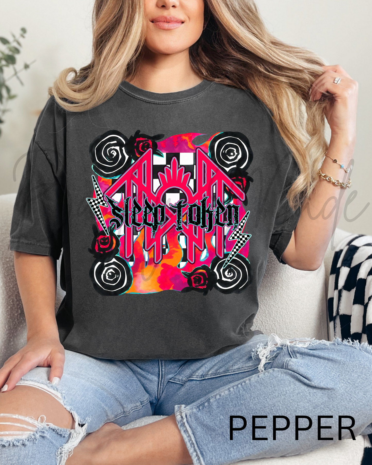 Edgy Tk3n Band Tshirt