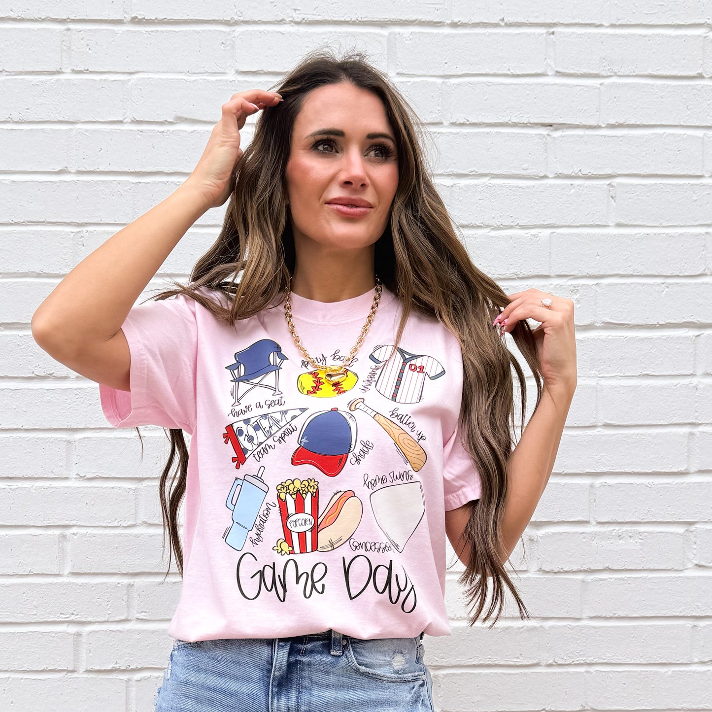 Softball Game Day Collage | Softball Things | Spring Sports Sweatshirt (Website)