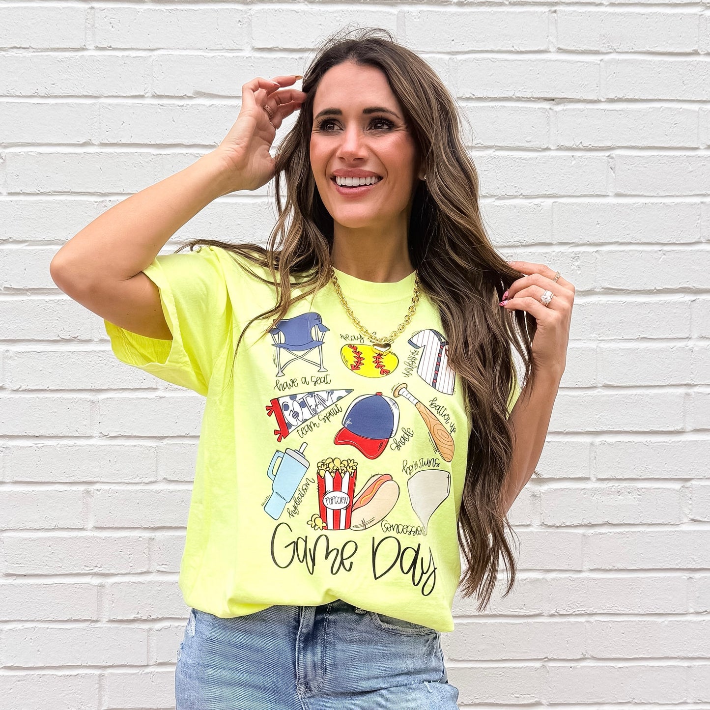 Softball Game Day Collage | Softball Things | Spring Sports Sweatshirt (Website)