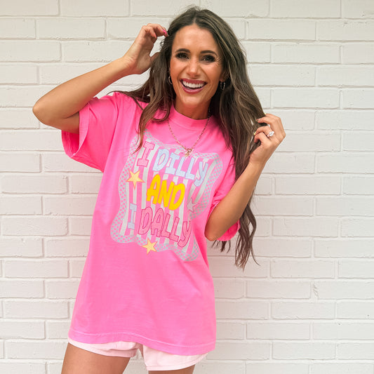 I Dilly and I Dally, Funny Shirt, Spring, Mama, Girly, Trendy Tshirt