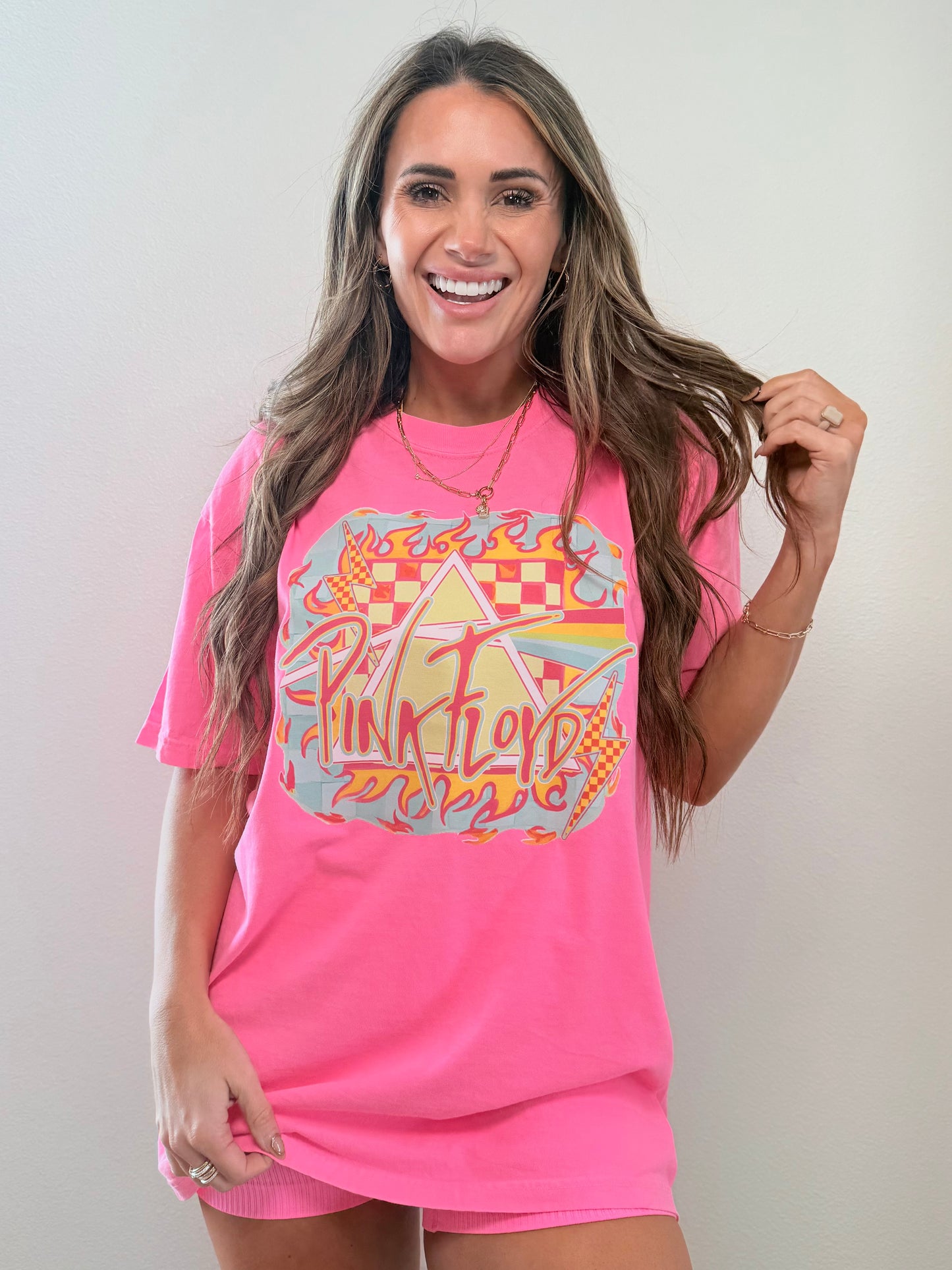 Neon Fl0yd Band Tshirt