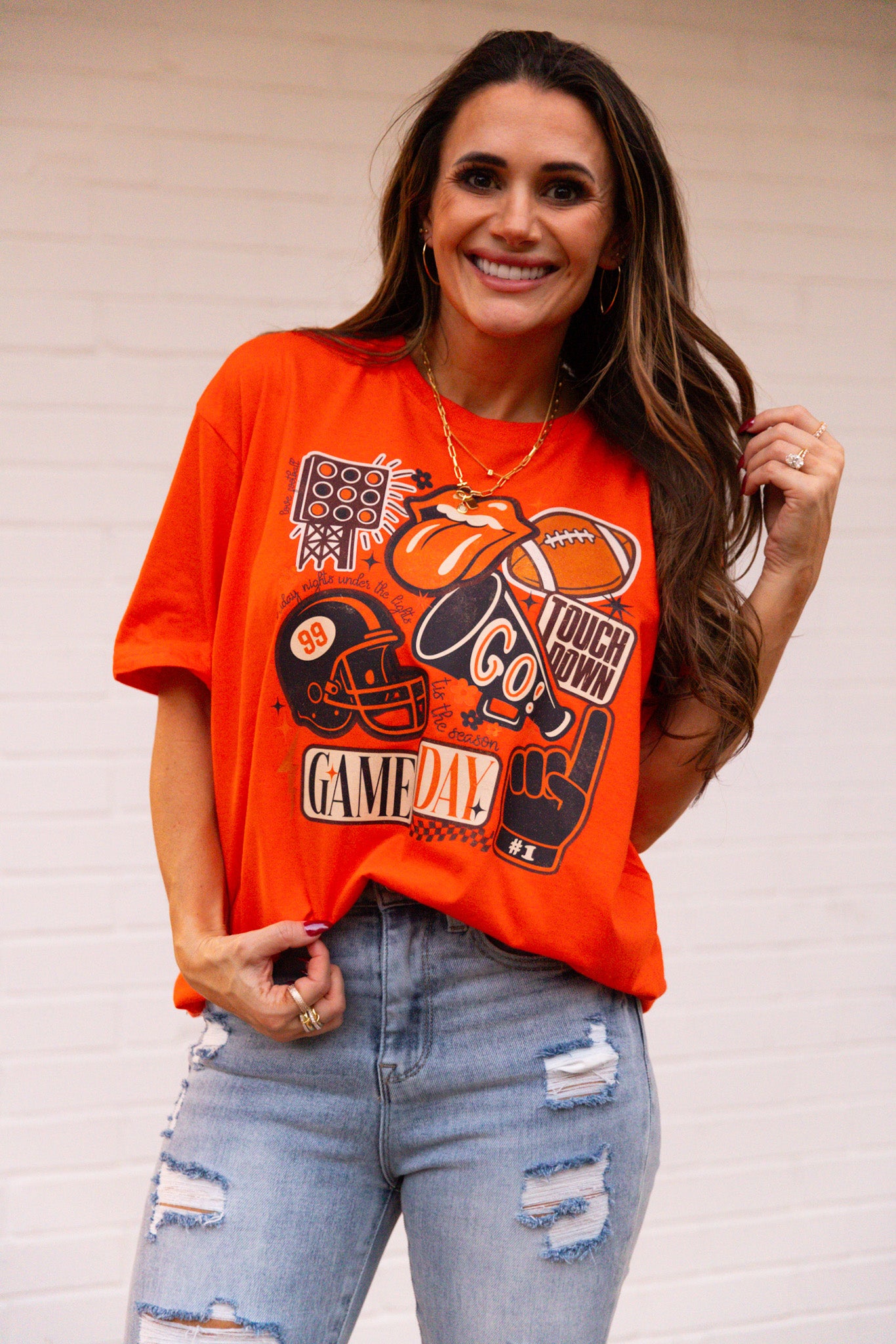 Vintage Football Gameday Tshirt
