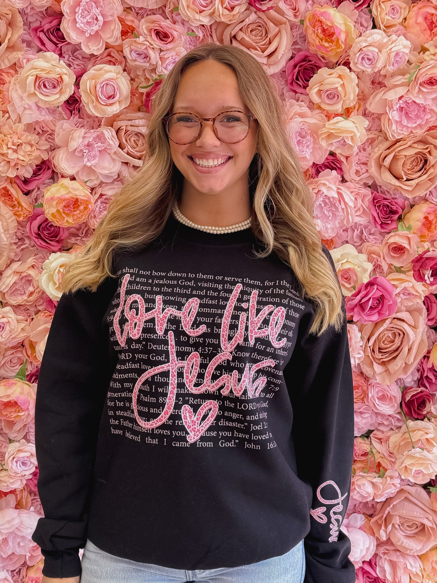 Leopard Love Like Jesus Valentine, Jesus Valentine, Valentine’s Day, Valentines Shirt, Retro Valentine Sweatshirt