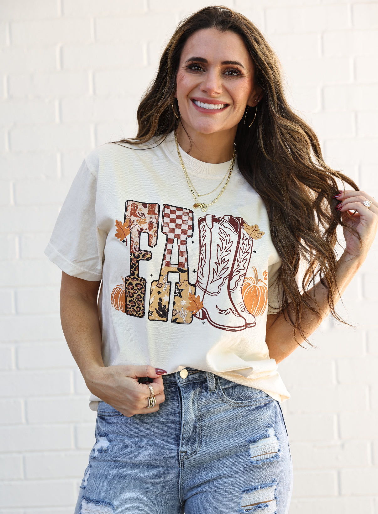 Western Fall Boots T-shirt