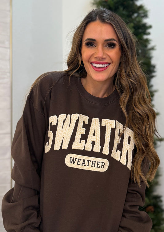 Sweater Weather, Winter, Sweater Season, Cold Weather Sweatshirt