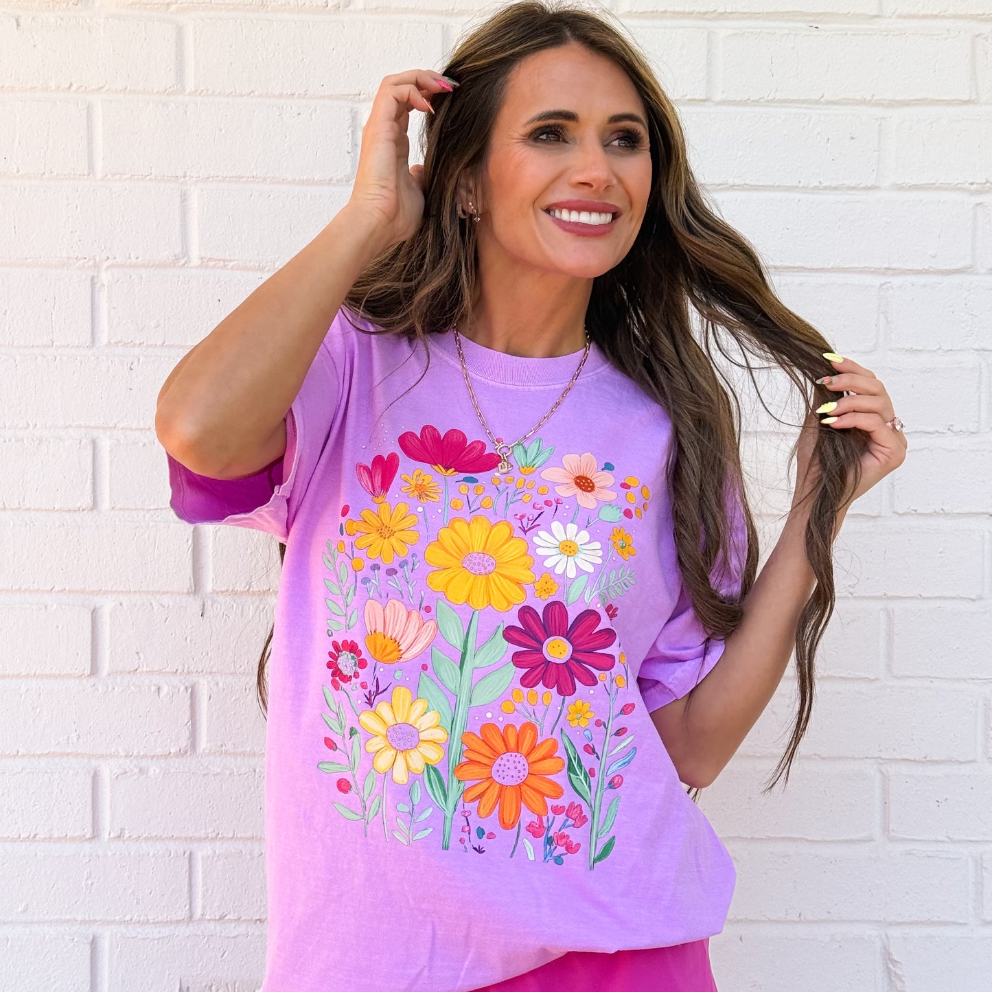 Preppy Floral Brushstroke, Boho Floral, Floral Mama, Summer Vibes, Spring Flowers, Wildflower, Boho Summer Tshirt