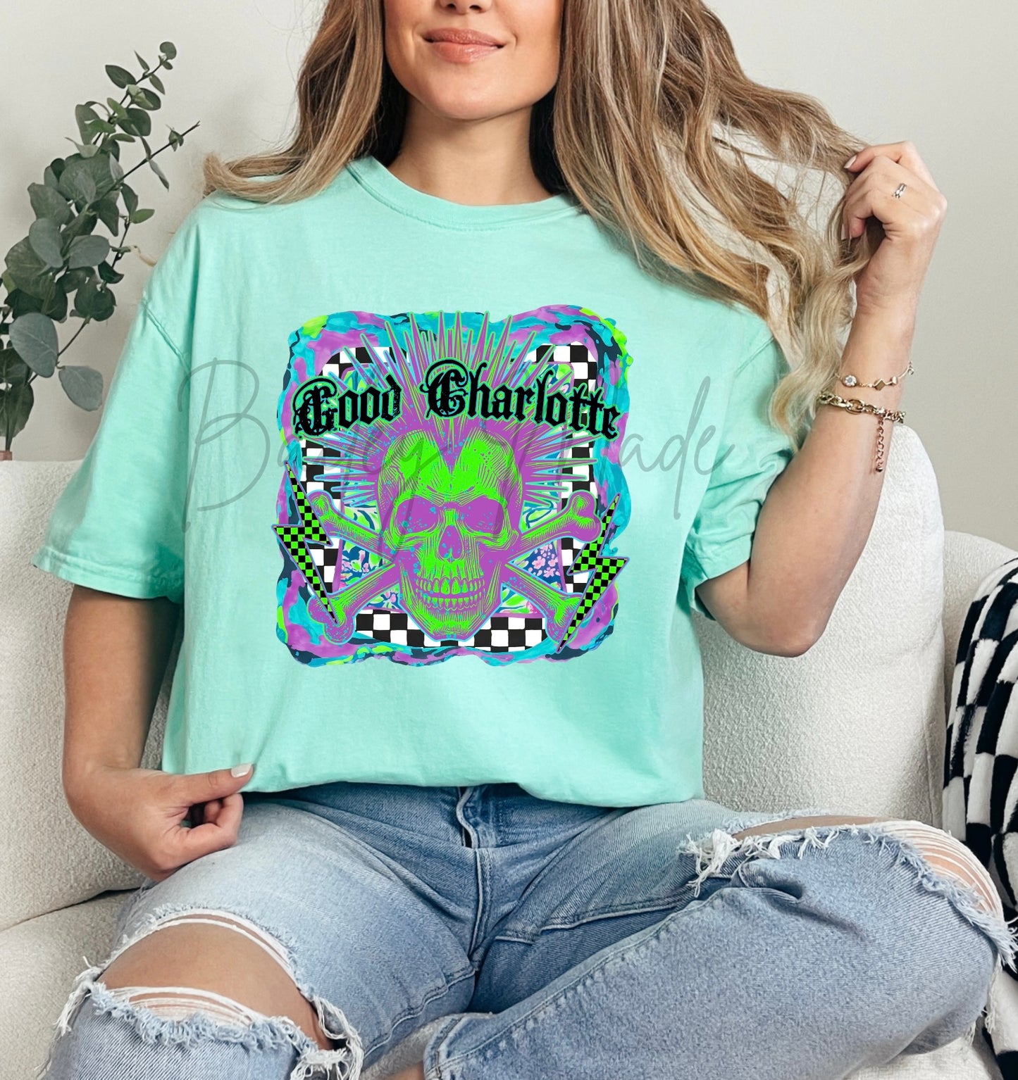 Neon Ch@rlotte Band Tshirt