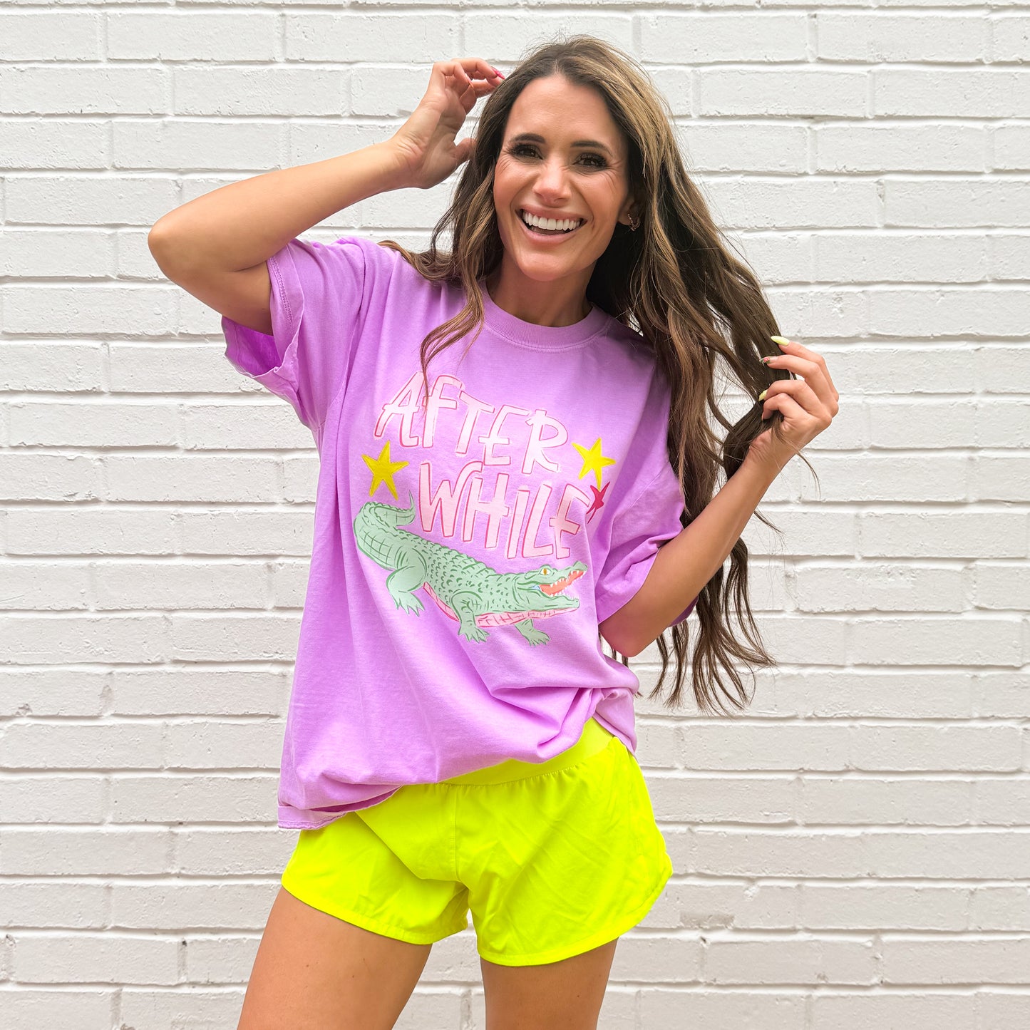 After While Crocodile, Trending, Catch Phrase, Respect The Locals, Girly, Boutique Tshirt