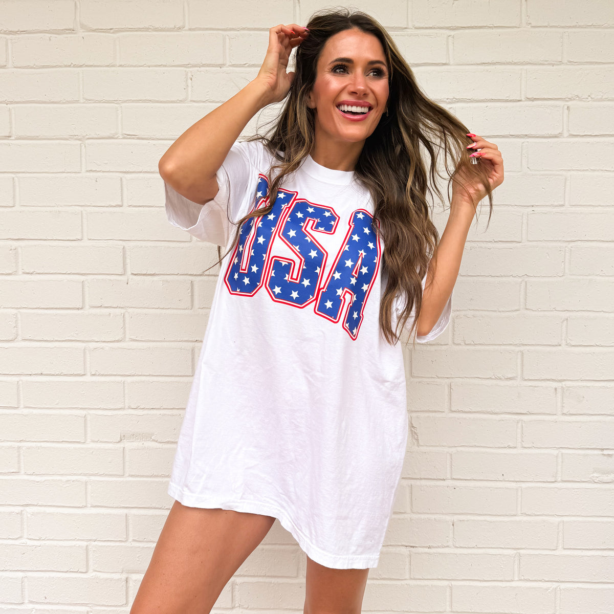USA, Patriotic, Stars, Varsity Stripes, Independence Day, 4th Of July T-shirt