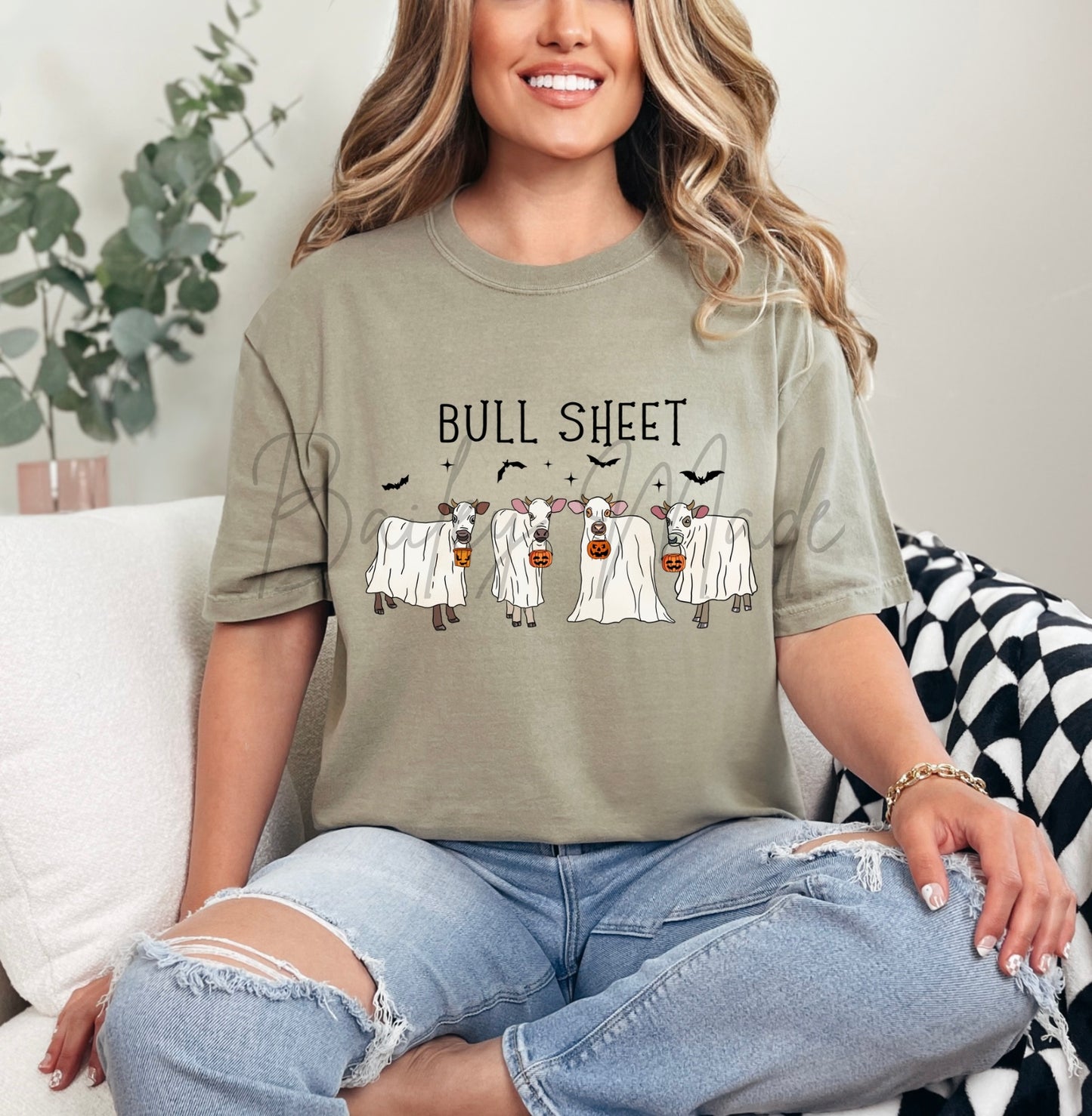 Bull Sheet Halloween Tshirt