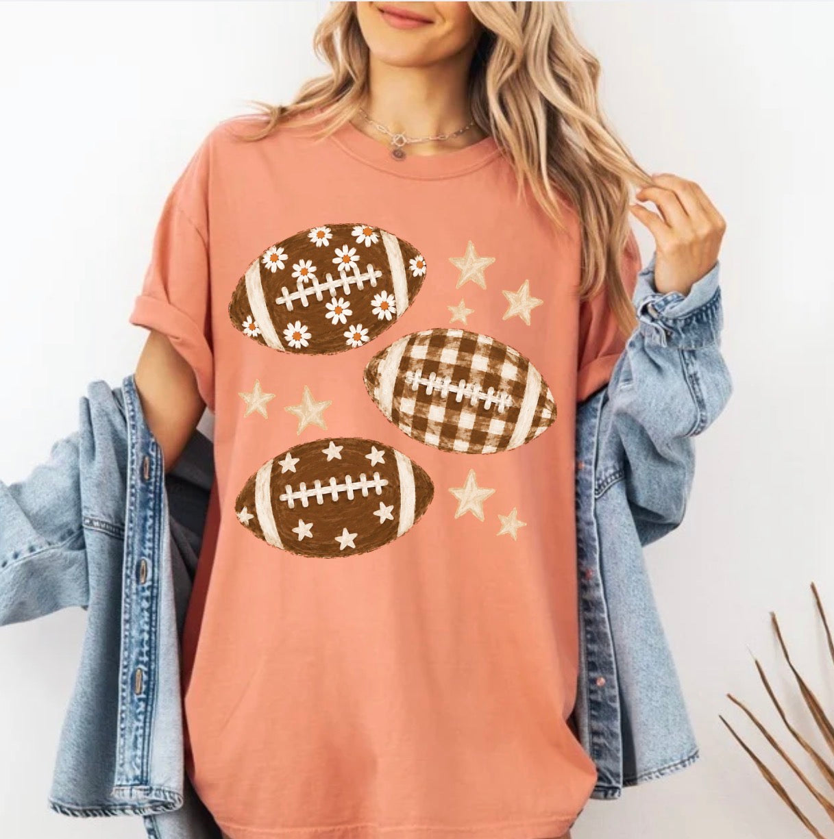 Preppy Football, Fall, Football, Friday Night Lights, Cute Football, Trendy Football T-shirt