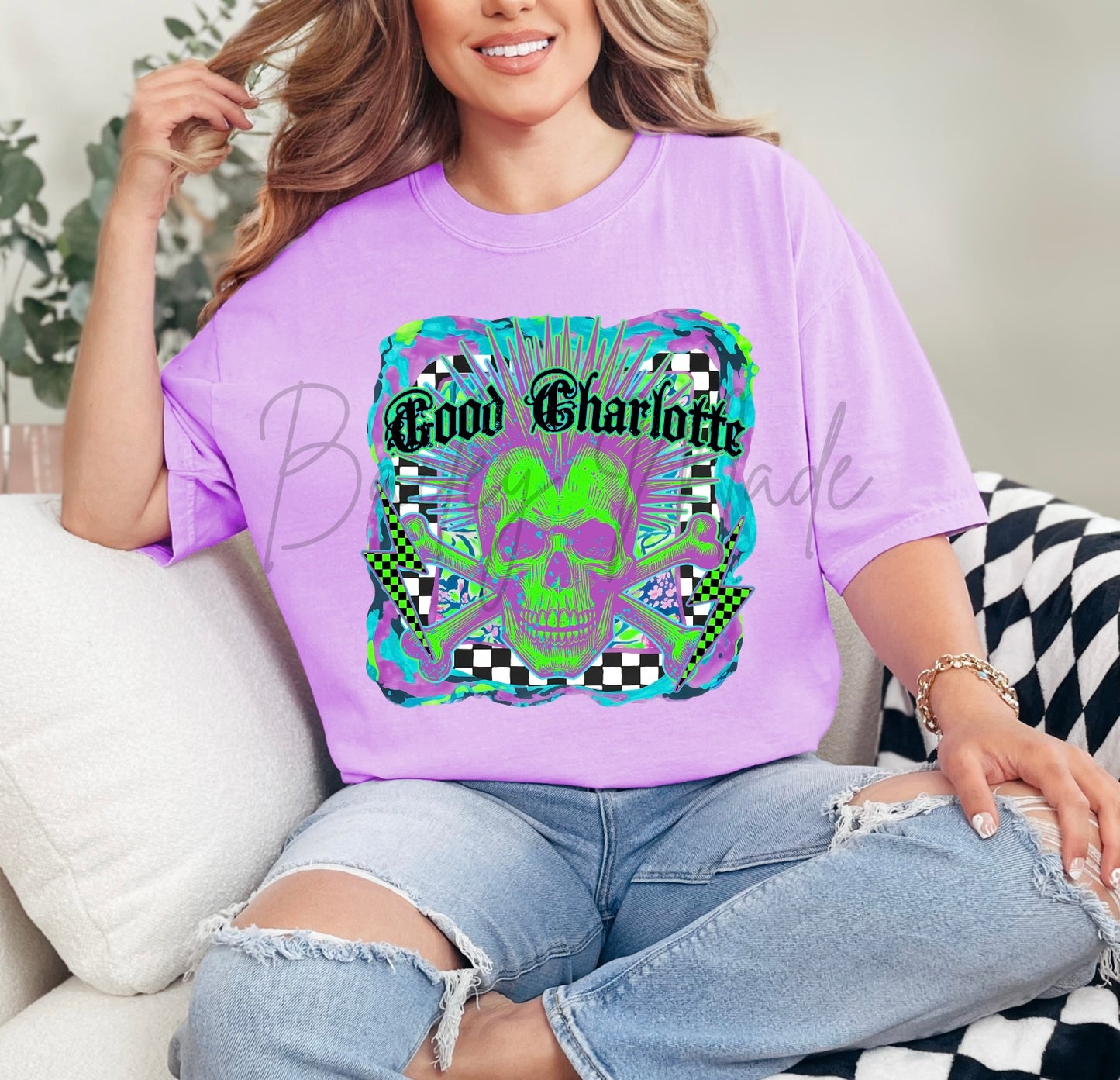 Neon Ch@rlotte Band Tshirt