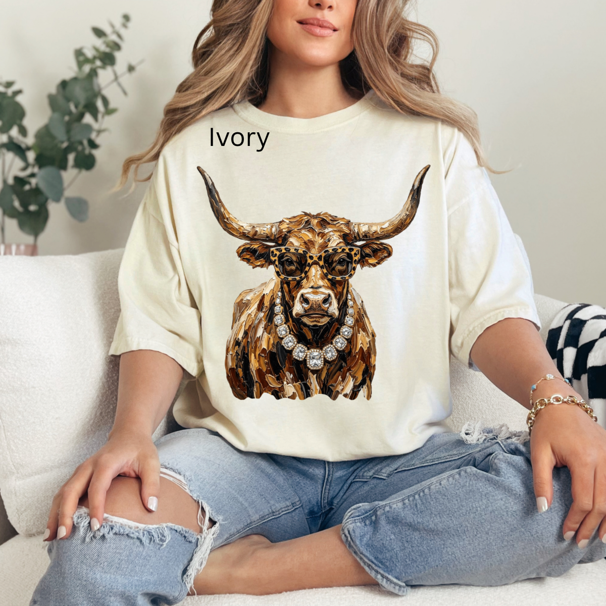 Glam Longhorn, Bling, Boujee, Leopard, Preppy Animal, Hunting Season