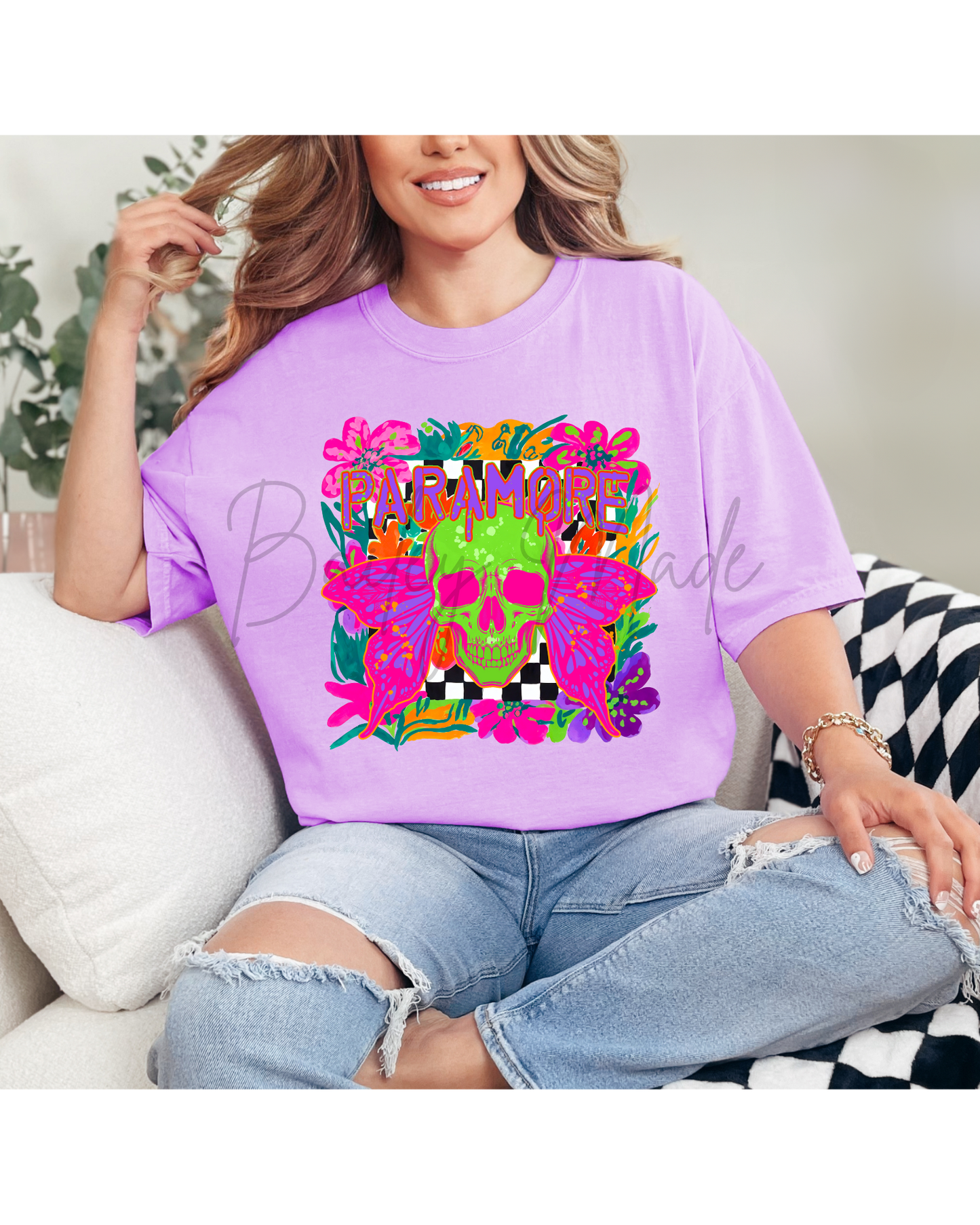 Neon P@r@more Band Tshirt