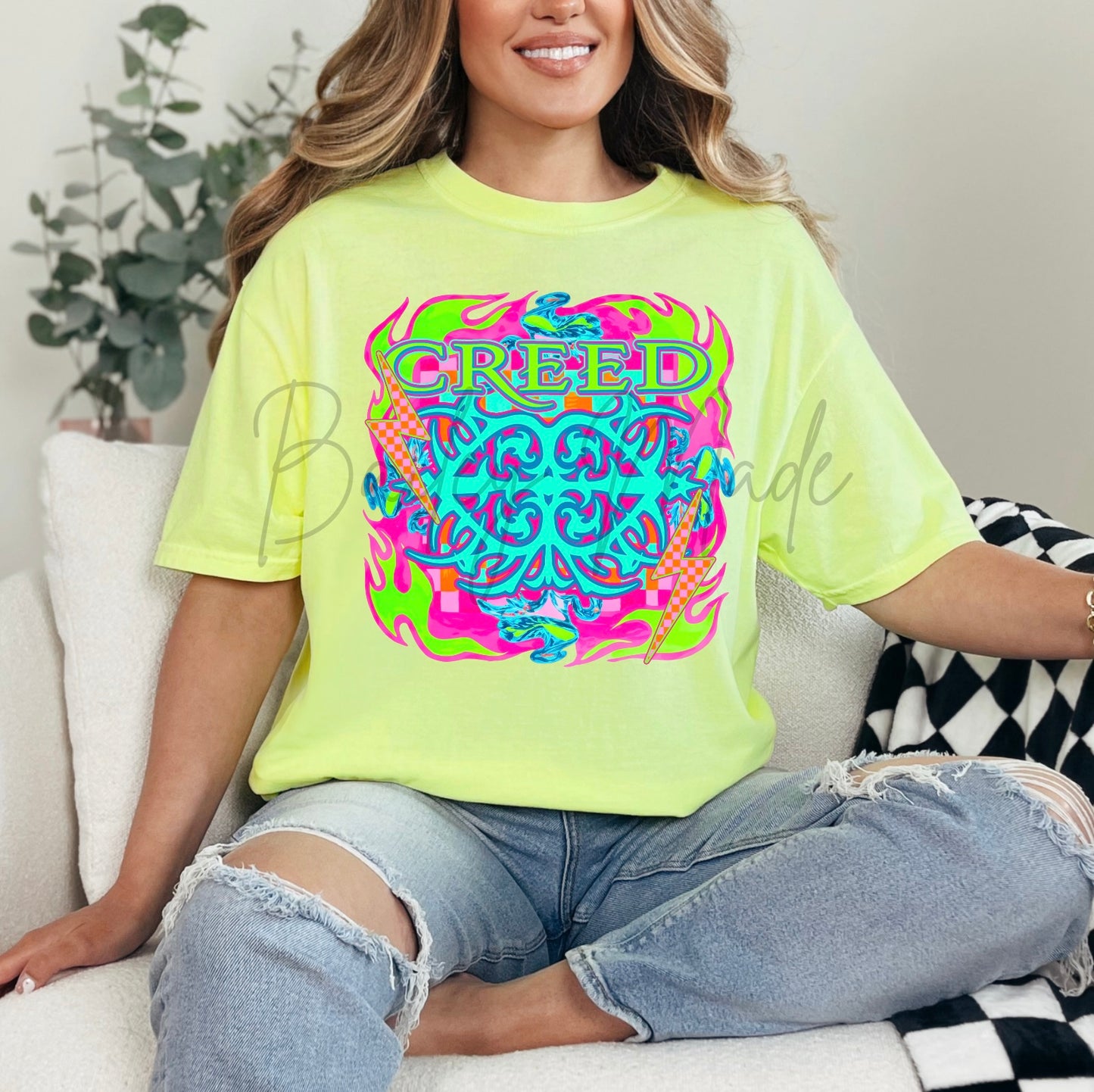 Neon cr33d Band Tshirt