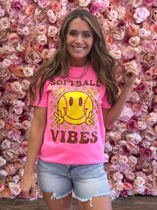 Softball Vibes Tshirt