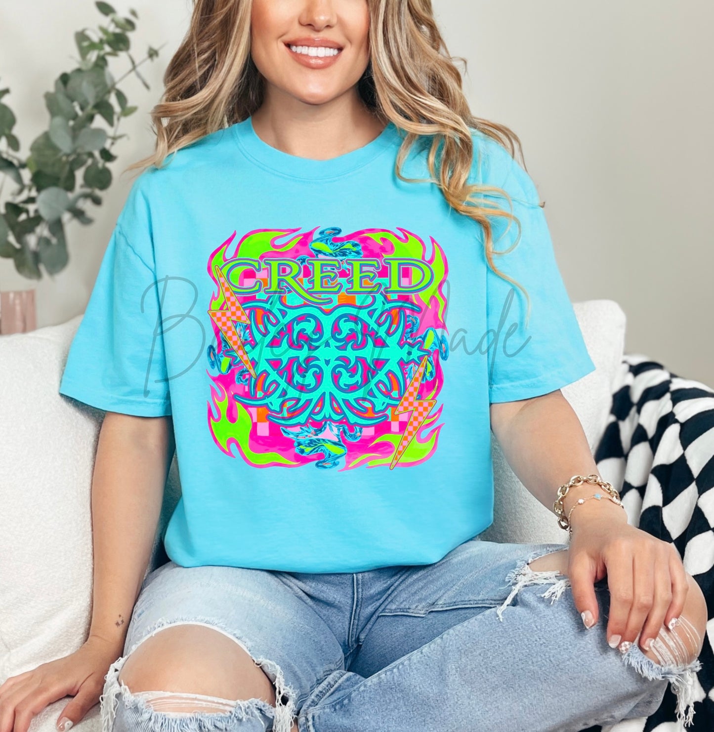 Neon cr33d Band Tshirt