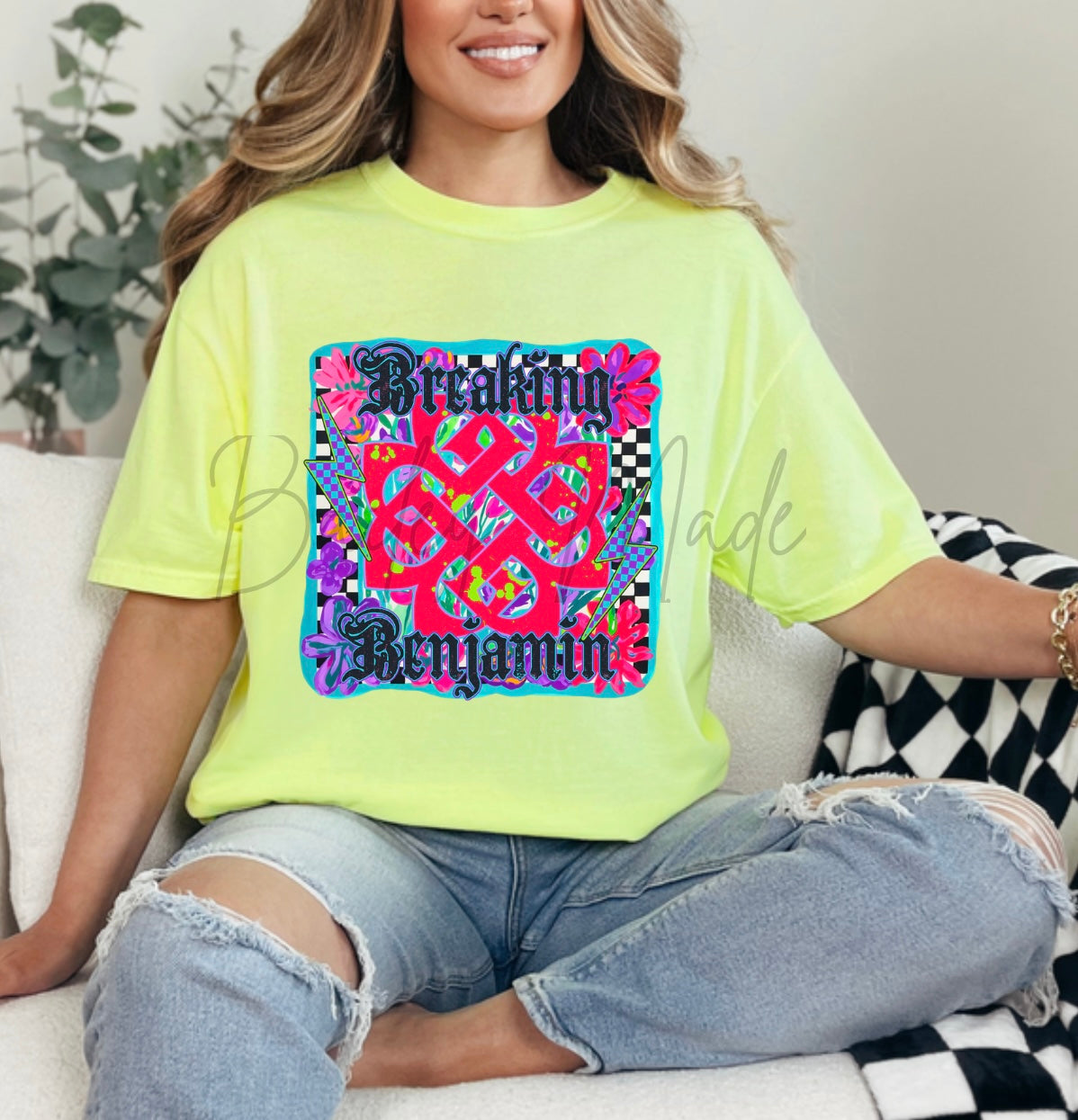 Neon Benj@min Band Tshirt