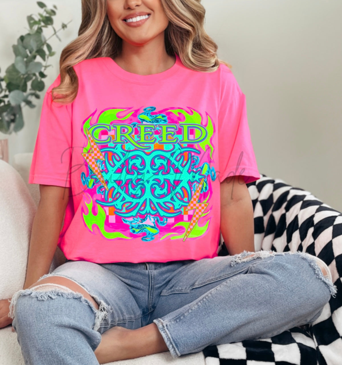 Neon cr33d Band Tshirt