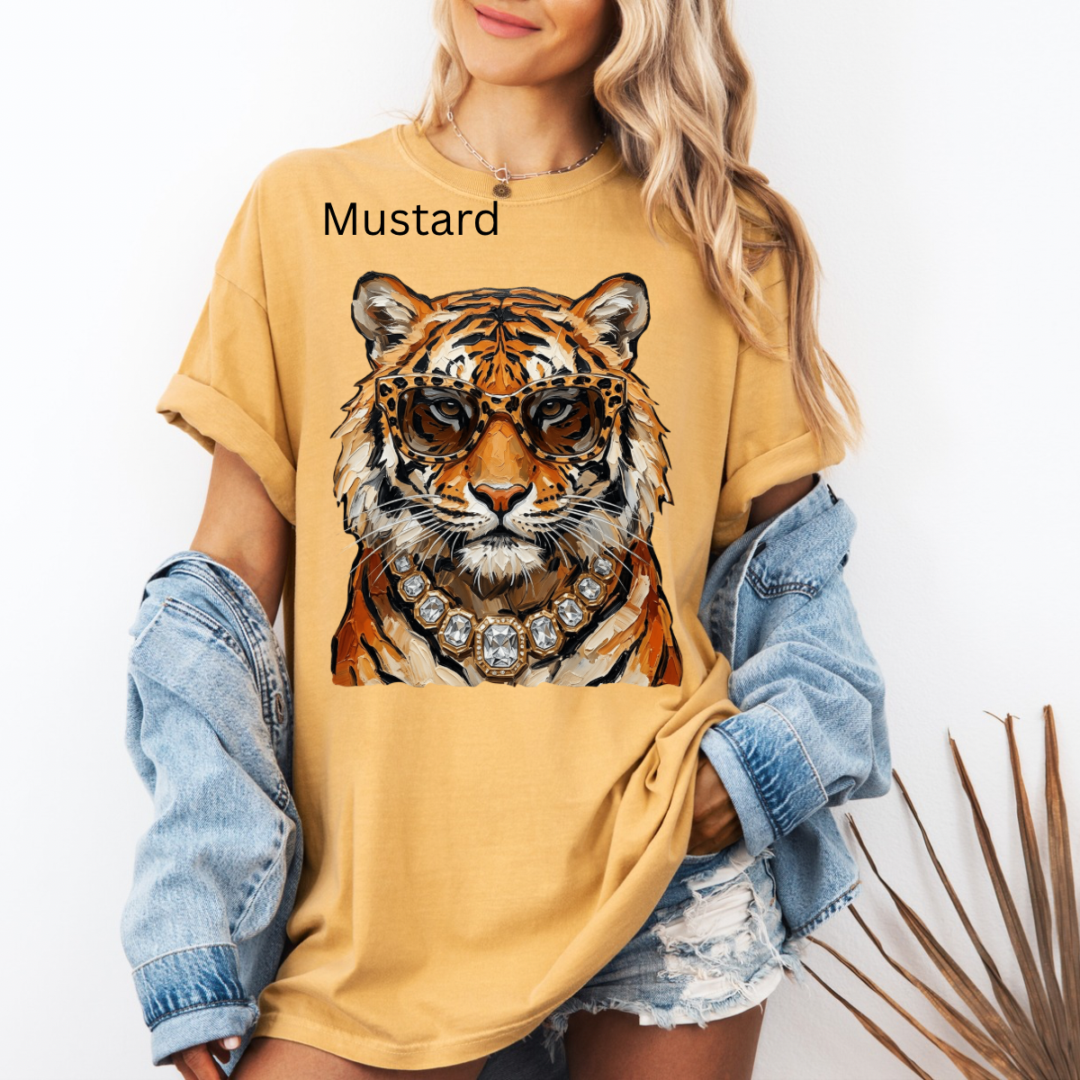 Glam Tiger, Bling, Boujee, Leopard, Preppy Animal, Hunting Season
