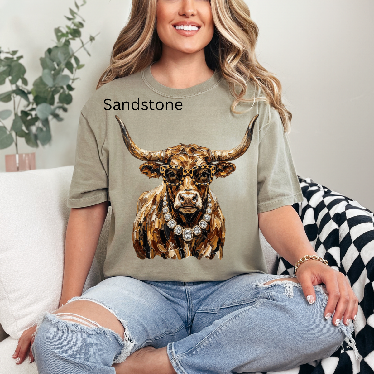 Glam Longhorn, Bling, Boujee, Leopard, Preppy Animal, Hunting Season